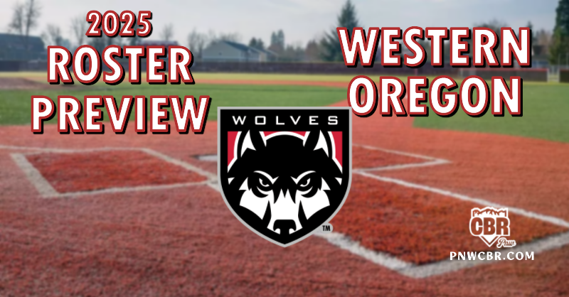 Western Oregon Baseball 2025 Roster Preview Graphic