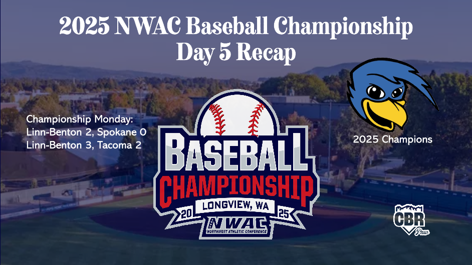 2025 NWAC Baseball Championship Graphic, Day 5