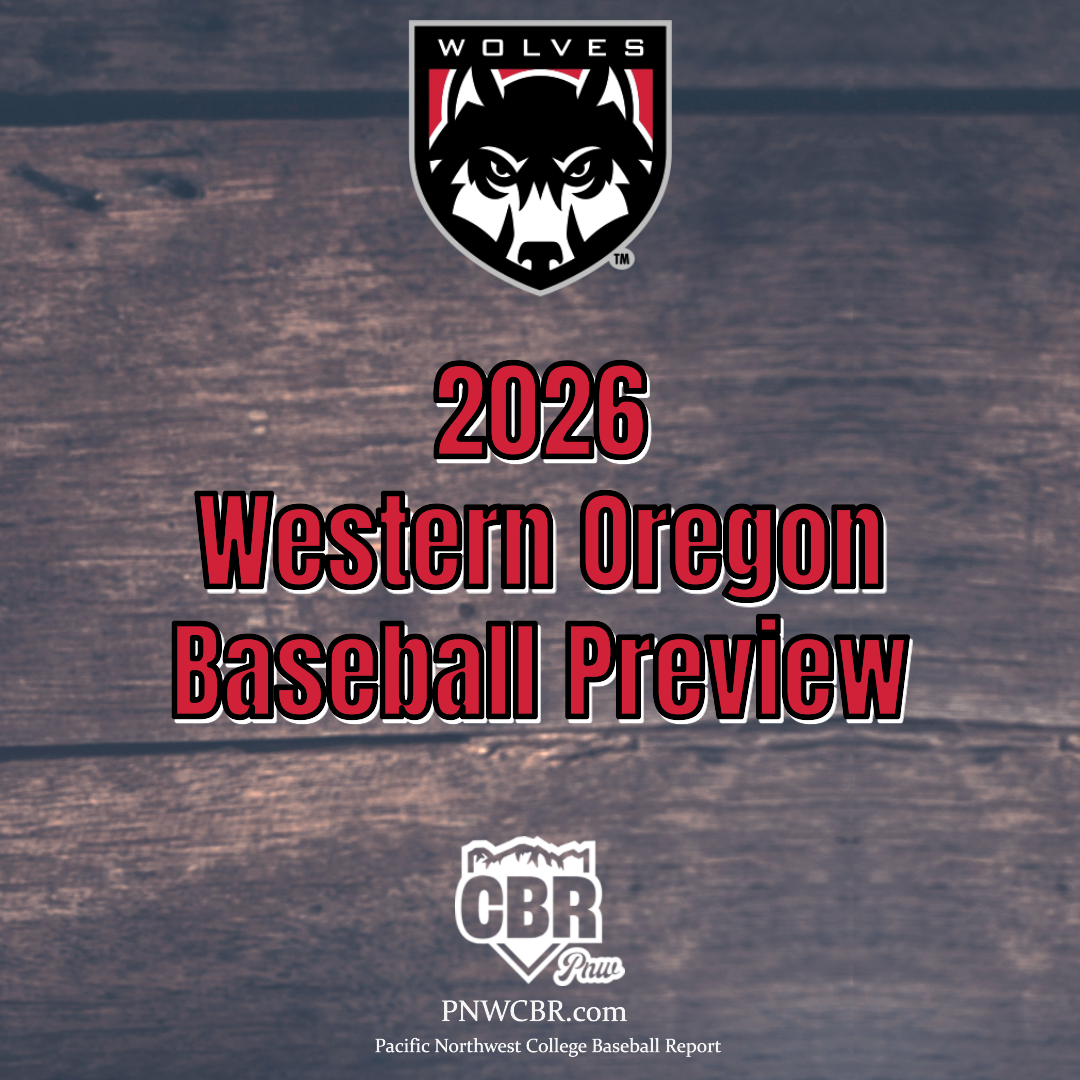 Western Oregon baseball preview graphic